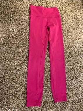 Lululemon Wunder Train High-Rise Tight in Ripened Raspberry